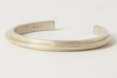 Shop Parts Of Four Ultra Reduction Ridge Bracelet (7mm, As) In Acid Silver