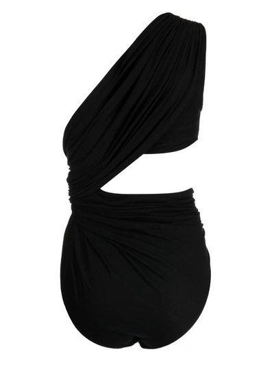Shop Rick Owens Lilies Women Fog Body Suit In Black 09