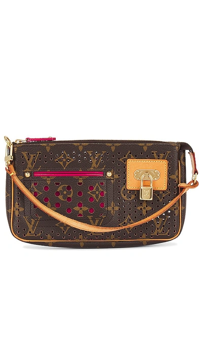 Shop Fwrd Renew Louis Vuitton Pouch Pochette Accessoires Shoulder Bag In 棕色