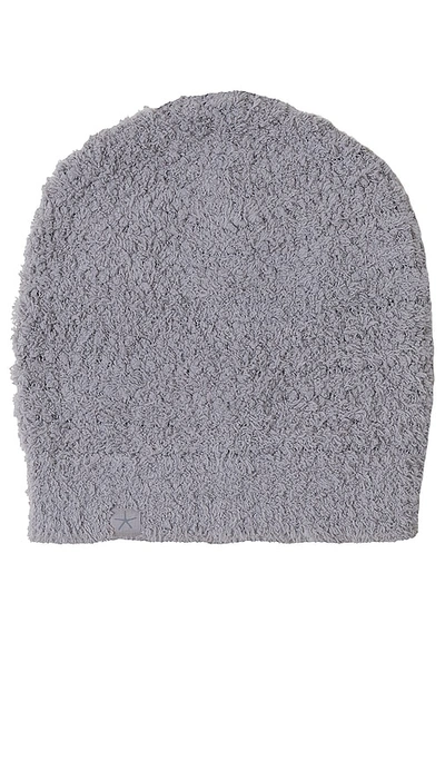 Shop Barefoot Dreams Cozychic Boucle Beanie In 青灰色