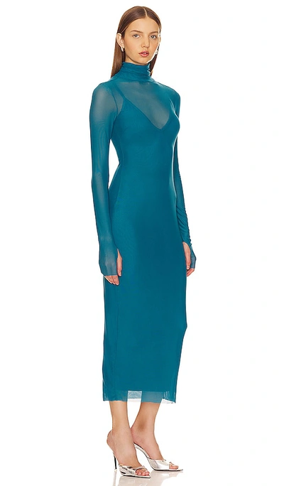 Afrm Shailene Maxi Dress In Blue
