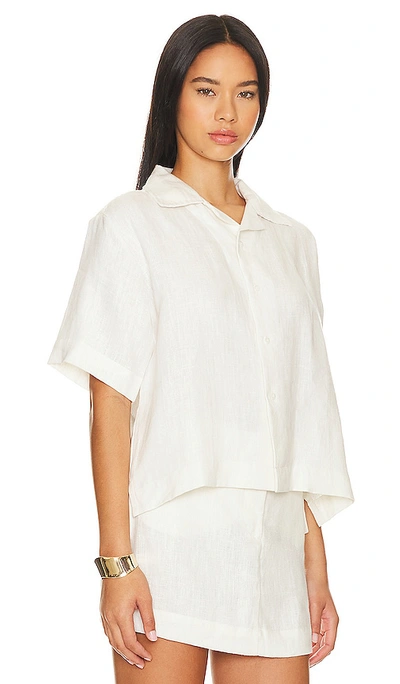 Shop Mikoh Busan Button Up In White