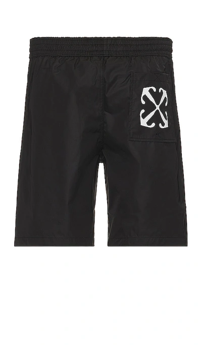 Off-white Off White Surfer Sea Bermuda Shorts In Black