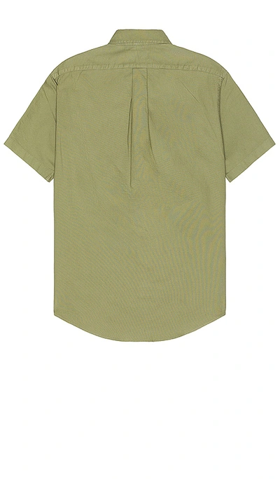 Shop Polo Ralph Lauren Oxford Sport Shirt In Sage Green