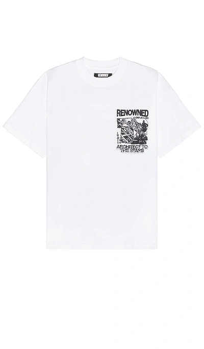 Shop Renowned Under Construction Tee In White