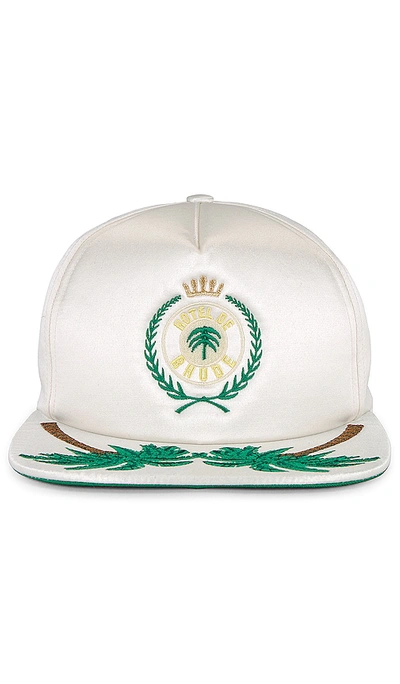 Rhude Hotel De  Hat In Off White