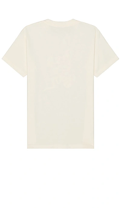 Shop Pleasures Five 5 V T-shirt In Cream