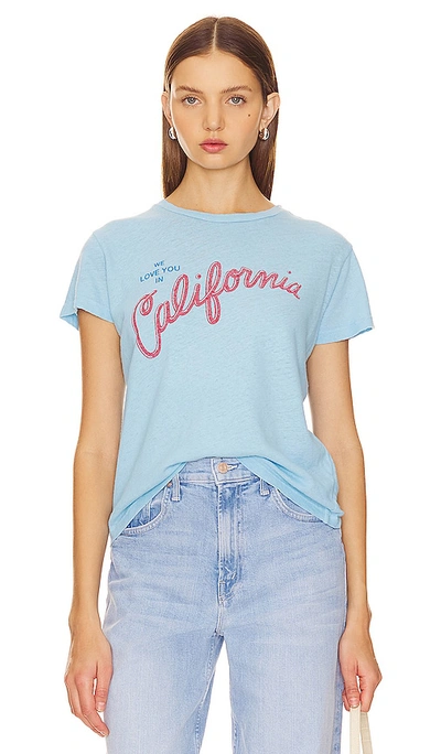 Shop Mother The Sinful Tee In Baby Blue