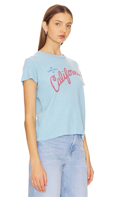 Shop Mother The Sinful Tee In Baby Blue