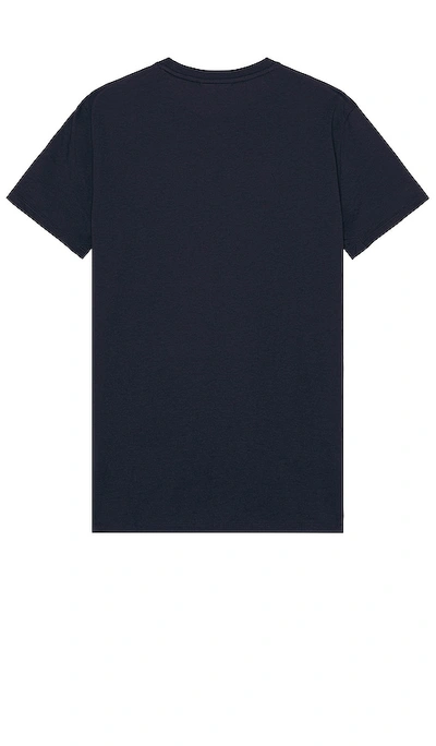 Shop Lacoste Crew Neck Pima Cotton Jersey T-shirt In Navy