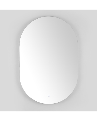 Shop Safavieh Jax Led Mirror With Dimmable Touch Switch In White