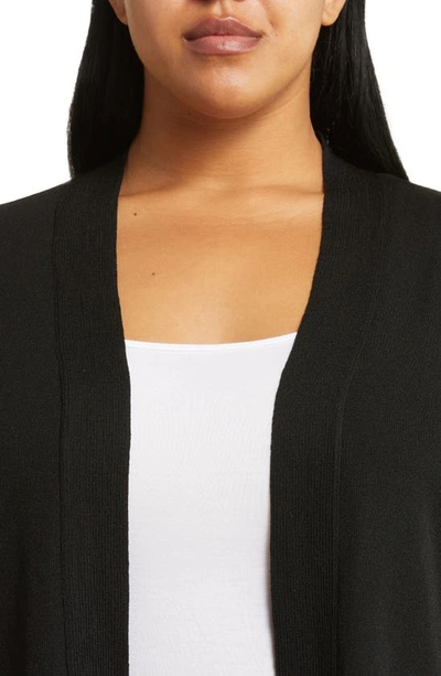 Jones New York Icon Open Front Sweater In Jones Black