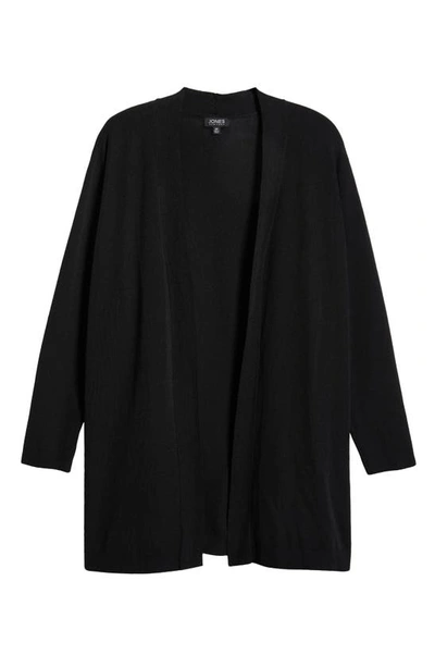 Jones New York Icon Open Front Sweater In Jones Black