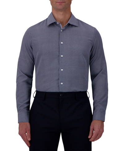 Shop Report Collection Men's Slim-fit Check-print Shirt In Navy