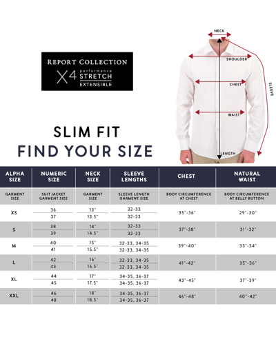 Report Collection Men's Slim-fit Check-print Shirt In Navy