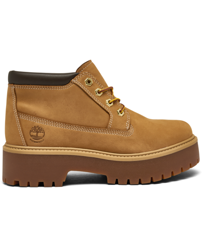 Shop Timberland Women's Nellie Stone Street Water-resistant Boots From Finish Line In Wheat