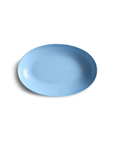 Year & Day Oval Low Serving Bowl In Lagoon