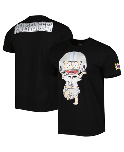 Shop Freeze Max Men's And Women's  Black Rugrats Tommy Pickles Football T-shirt