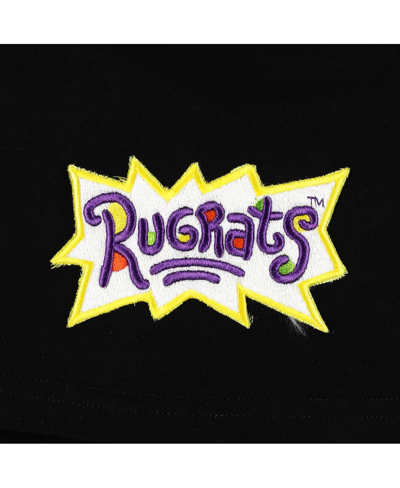 Freeze Max Men's And Women's  Black Rugrats Tommy Pickles Football T-shirt In Black