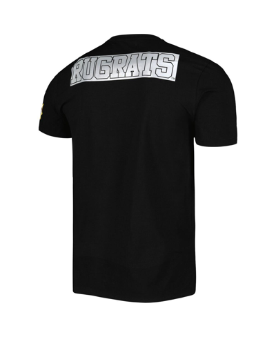 Freeze Max Men's And Women's  Black Rugrats Tommy Pickles Football T-shirt In Black