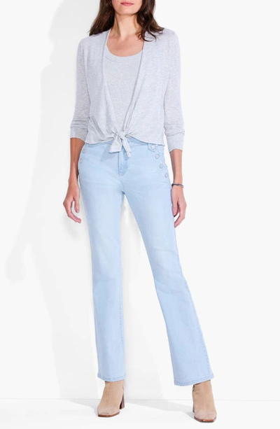 Shop Nic + Zoe Sailor High Waist Bootcut Jeans In Air