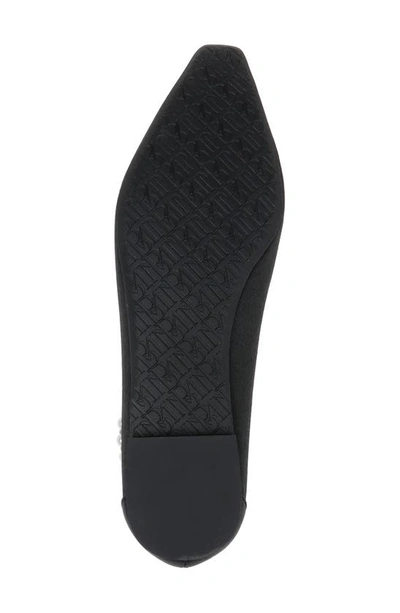 Shop Badgley Mischka London Ankle Strap Flat In Black