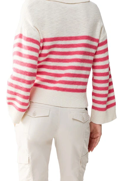 Sanctuary Perfect Timing Stripe Sweater In Flushed St