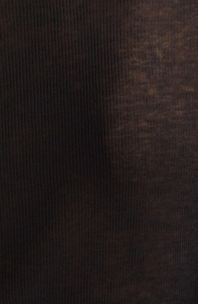 Shop Bite Studios Semisheer Cotton Rib Jersey Top In Black