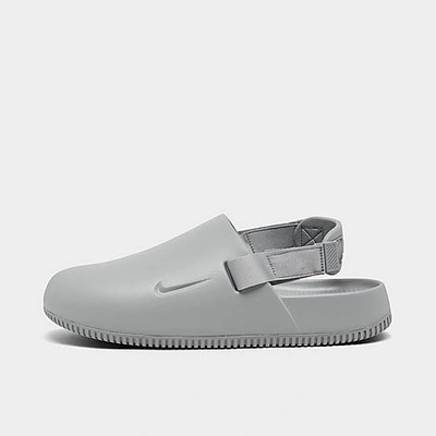 Shop Nike Men's Calm Mule Sandals In Light Smoke Grey/light Smoke Grey