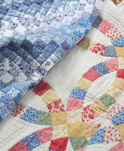 Shop Charter Club Trip Around The World Artisan Cotton Quilts Created For Macys In Blue