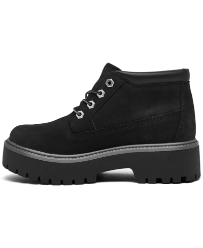 Shop Timberland Women's Nellie Stone Street Water-resistant Boots From Finish Line In Jet Black