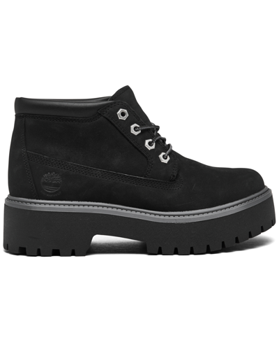 Shop Timberland Women's Nellie Stone Street Water-resistant Boots From Finish Line In Jet Black
