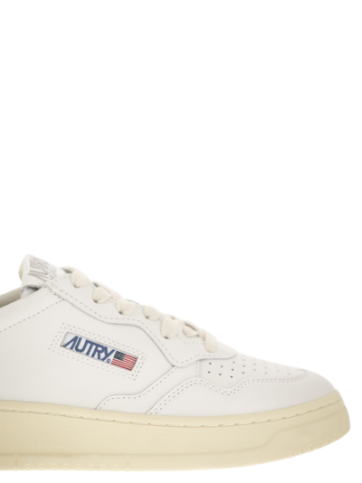 Shop Autry Medalist Low Leather Sneakers