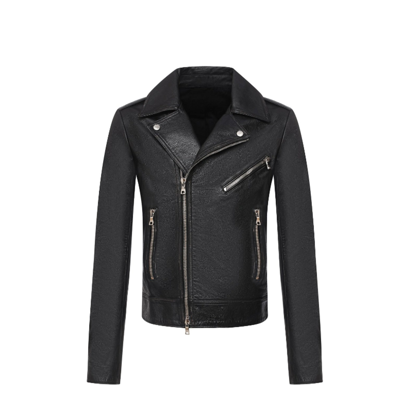 Shop Balmain Leather Jacket