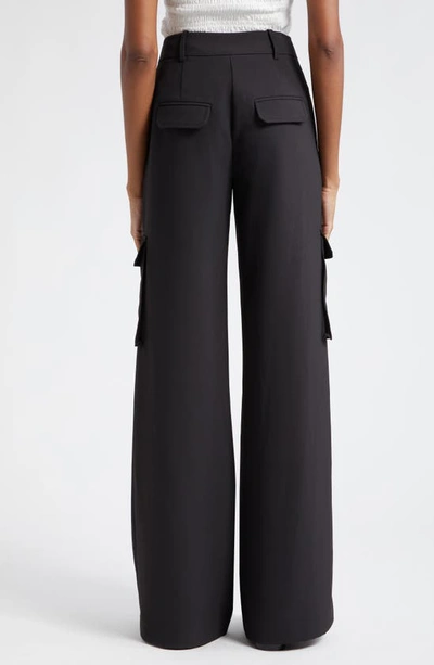 Shop Veronica Beard Saul Cargo Pants In Black