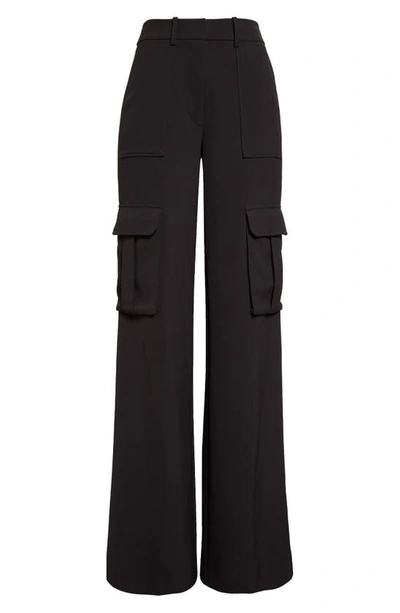 Shop Veronica Beard Saul Cargo Pants In Black