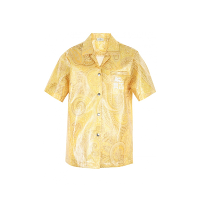 Shop Etro Nylon Printed Shirt