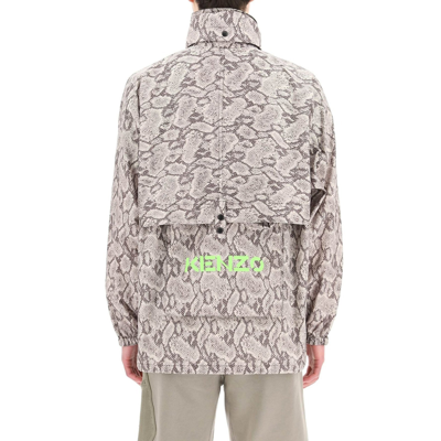 Shop Kenzo Snakeskin Printed Jacket