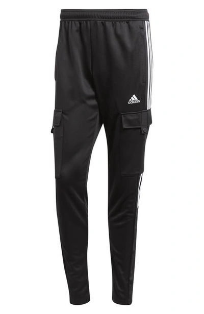 Shop Adidas Originals Sportswear Tiro Cargo Track Pants In Black/ White