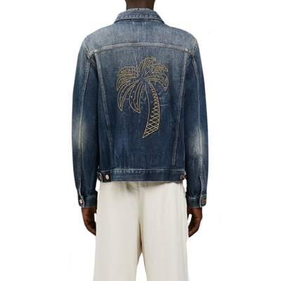 Shop Palm Angels Denim Jacket