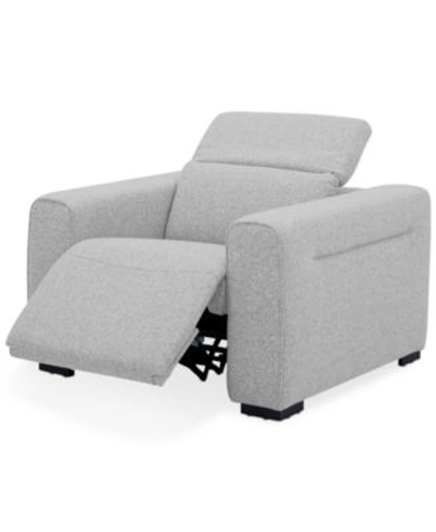 Shop Macy's Orsha Fabric Zero Gravity Sofa Collection Created For Macys In Grey