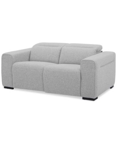 Macy's Orsha Fabric Zero Gravity Sofa Collection Created For Macys In Grey