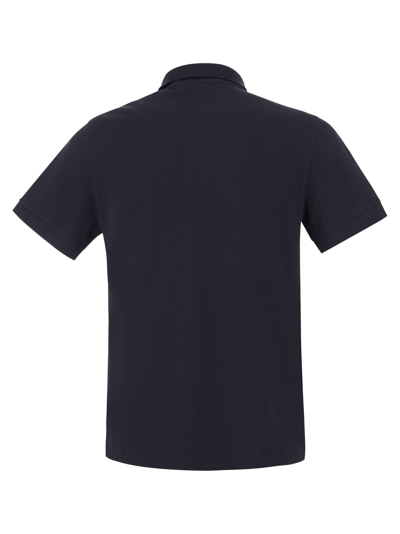 Shop Stone Island Slim Cotton Polo Shirt