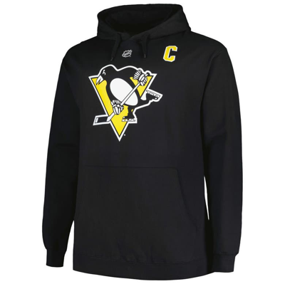 Shop Profile Sidney Crosby Black Pittsburgh Penguins Big & Tall Name & Number Pullover Hoodie