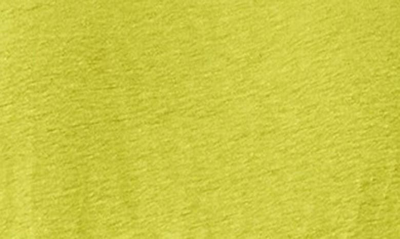 Shop Eileen Fisher Organic Linen Long Sleeve T-shirt In Citron