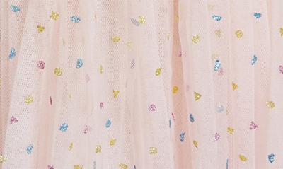 Shop Popatu Confetti Pinafore Dress In Peach