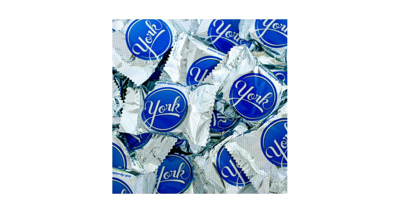 Just Candy 70ct Mint To Be Wedding Candy Favors York Peppermint Patties By  In Silver