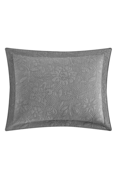 Shop Chic Aaron Textured Quilt 7-piece Bed In Grey