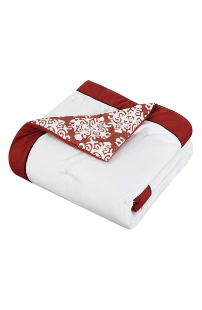 Shop Chic Mallow 4-piece Reversible Bedding Set In Marsala