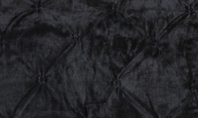 Shop Chic Adele 7-piece Down Alternative Bedding Set With Fleece Lining In Black